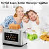 KOK 2 Slice Touch Screen Toaster, Stainless Steel Smart Toaster