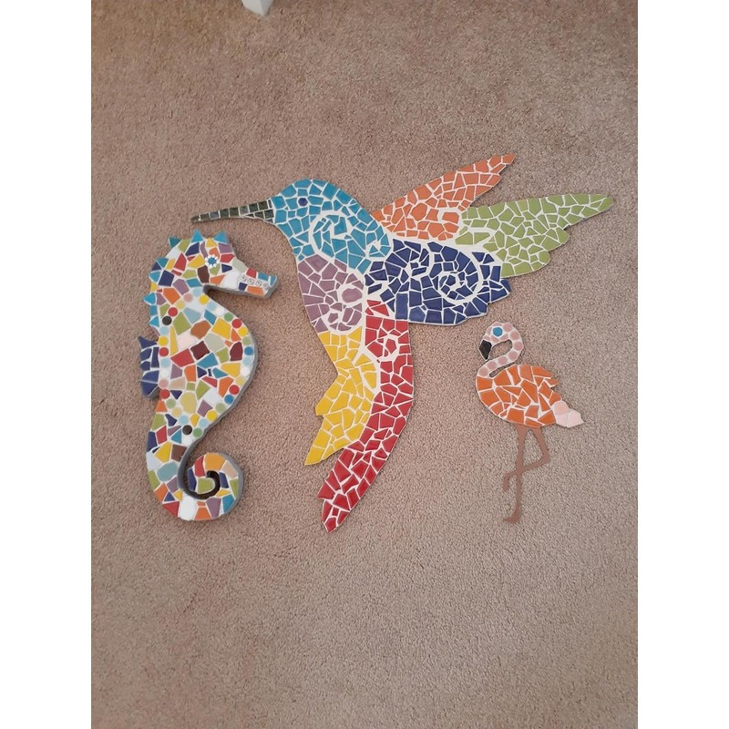 CarAngels Ceramic Mosaic Tiles DIY Home Decor Handmade Craft Ceramic