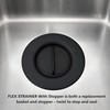 Flex Strainer® Sink Drain Strainer with Optional Stopper – No