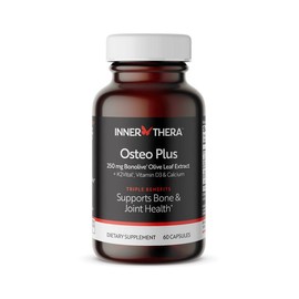 Osteo Plus 4-in-1 Comprehensive Bone Support Supplement - Calcium with Vitamin D3, K2 and Bonolive - Supports Joints, Bones and Strength