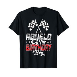 Race Car Abuelo Of The Birthday Boy Racing Family Pit Crew T-Shirt