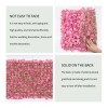 Liven_Decor 5 Muro Flores Artificiales Panel Decoración Pared 60x40 Cms