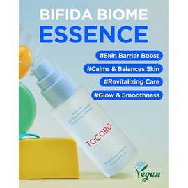 TOCOBO Bifida Biome Essence 50 ml – Esencia Facial con Fermentos Bifida y Lactobacillus – Hidratación Ligera – Cuidado de la Barrera Cutánea