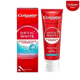 USA Optic White Exfoliating White Cavity Fluoride Whitening Toothpaste 100g x 3 Packs + Toothpaste Squeezer / 미국 미백 화이트닝 충치 불소치약 옵틱화이트 엑스폴리에이팅 100gx3개+치약짜개