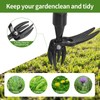Hoffen Adjustable Stand Up Weeder (33-55 Inch), Lightweight Aluminum Weed