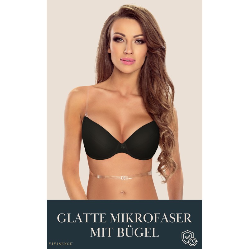 Vivisence 1035 Women's Push-Up Bra Maximiser Multiway Padded (1035) -