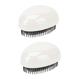Cepillo de masaje capilar con forma de huevo - paquete de 2,para champú y cepillo para el cuero cabelludo para promover el crecimiento del cabello, ex