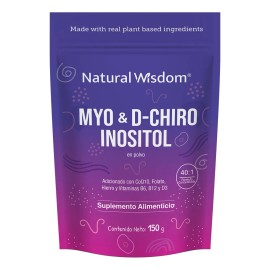 Myo  D-Chiro Inositol 401 con CoQ10, D3 y Hierro  Equilibrio Hormonal, SOP, Fertilidad y Energa Femenina  150g                                        
