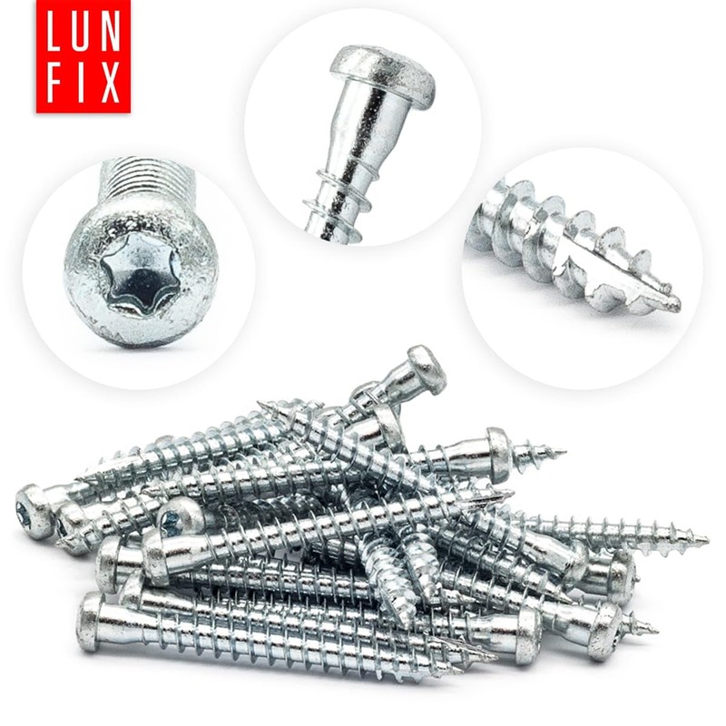 TX20-250 Angle Fitting Screws 5 x 60 mm Full Thread