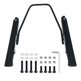 MOYZXC Seat Sliders, Dual Locking Seat Mounting Track Assembly Kit, Universal Seat Slider for Sparco, NRG, Racing Seat and Most Aftermarket Seats
