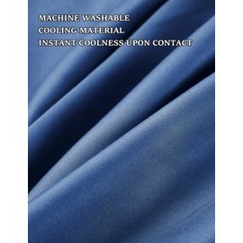 BB BLINBLIN Cooling Duvet Cover for Weighted Blankets (80''x87'') - Blue Print