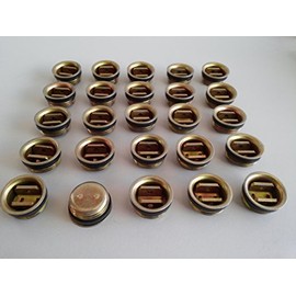 25 Lot Rieke 3/4" Titegrip Steel Bung Cap Plug Buna 55 Gallon Drum Barrel T-200