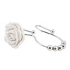 BEAVO Rose Shower Curtain Hooks,12 Pcs Double Glide Shower Curtain