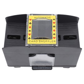 Automatic Card Shuffler 4 Decks of Cards Battery Operated Rapid Shuffling Card Dealer Machine for Home Party Games