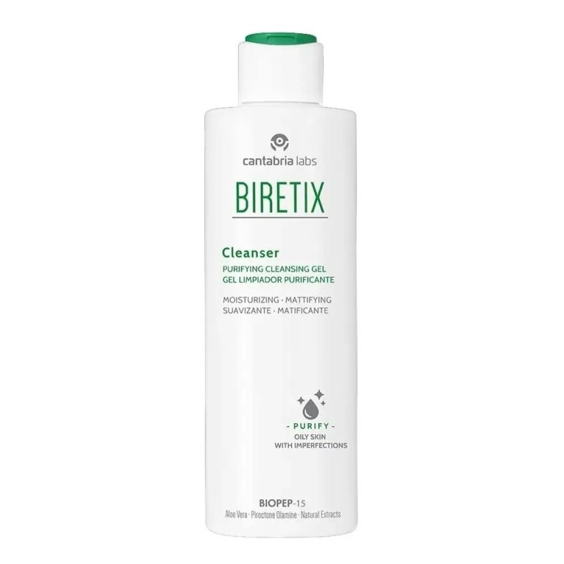 Gel Limpiador Biretix Cleanser Purificante Anti Acné 200ml