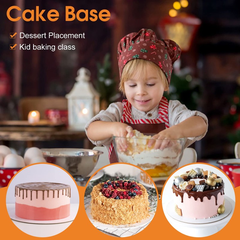 60 Pack Cake Boards 8 inch Cardboard Cake Rounds White