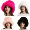 New Super Fluffy Cossack Style Soft Fleecy Faux Fur Bucket