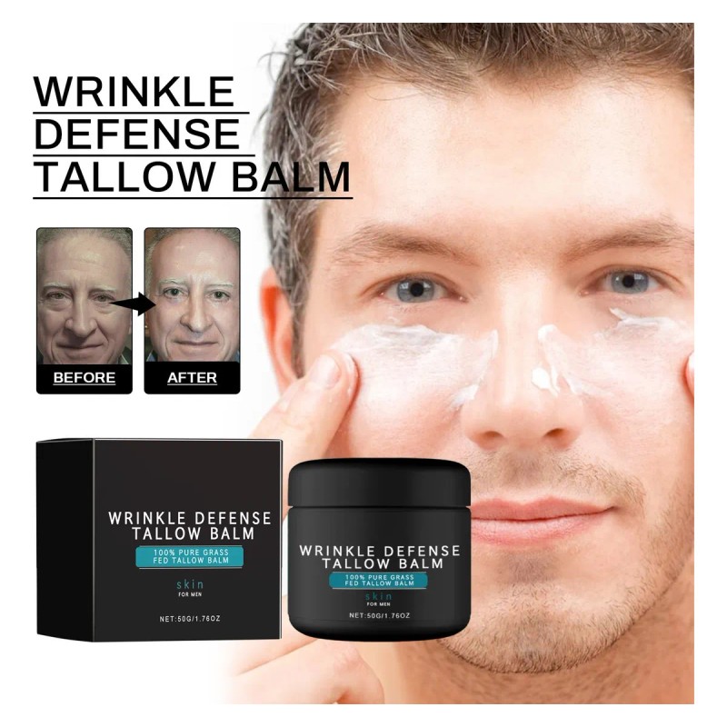 Crema Facial De Sebo Para Hombre E Wrinkle Tallow Balm