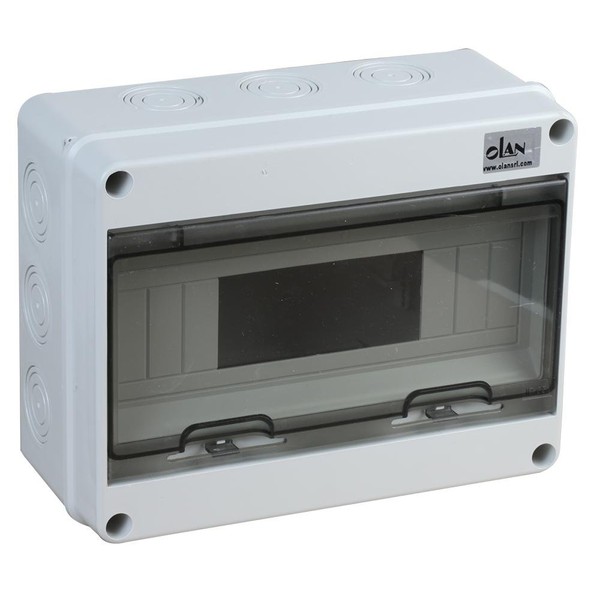 Enclosure Ip65 12 Module, Body Colour Grey, Enclosure Material ABS,