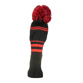 Longridge Pom Pom Driver Head Cover - Black/Red