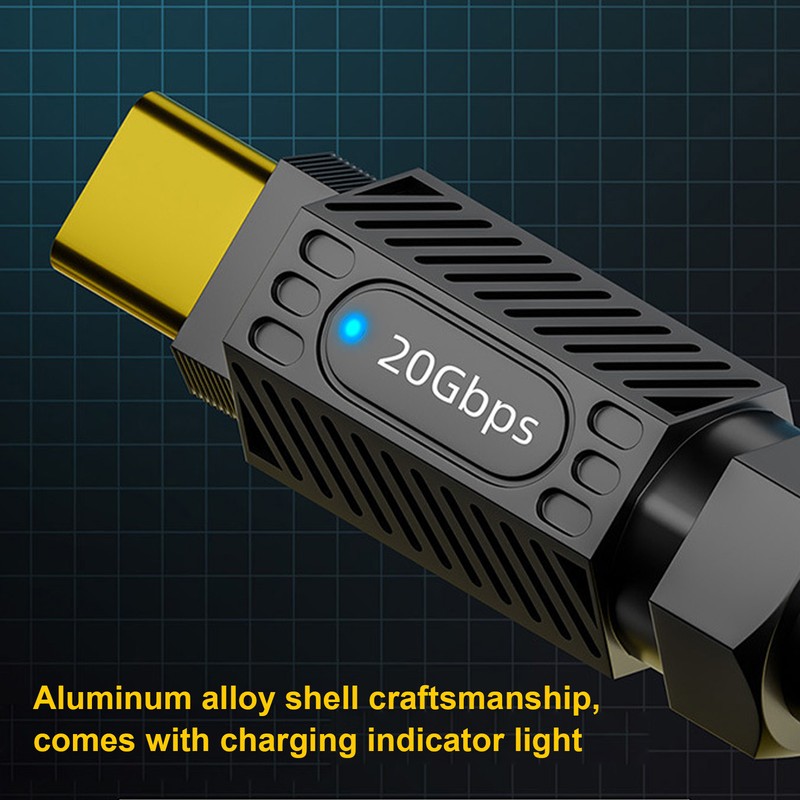 Type C Extension Cable Support PD3.1 140W Fast Charging 20Gbps