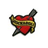 Patchwork Paradise Heart With Arrow - Rock And Roll Embroidered