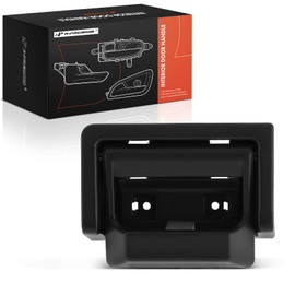 A-Premium Rear Left Driver Side Interior Door Handle Compatible with Ford F-150 F150 2004-2014 Extended Cab Pickup, Textured Black, Replace# 8L3Z1822601AA, FO1552114