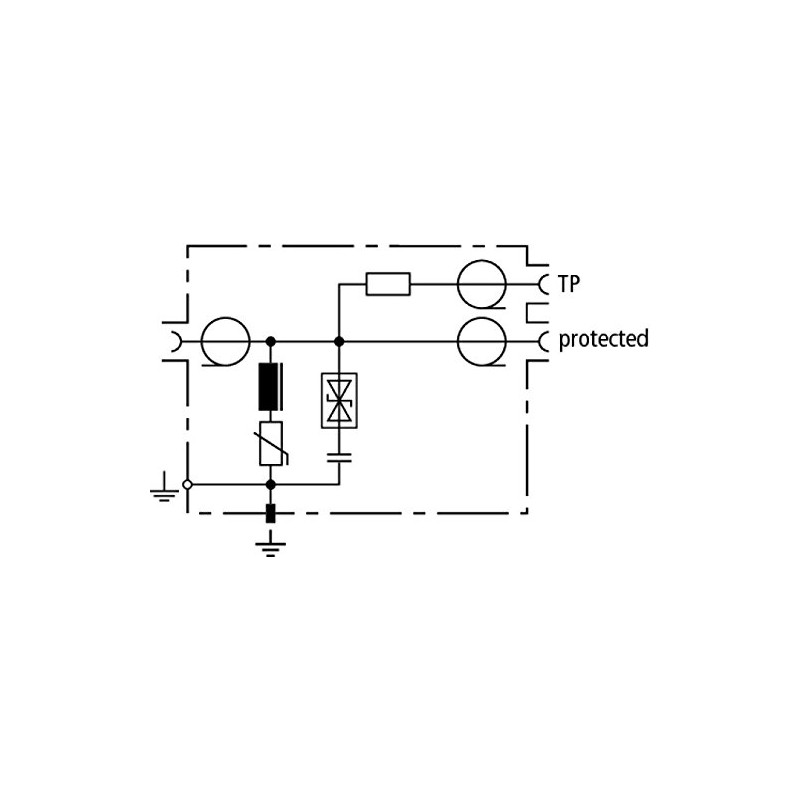 Dehn+Söhne DGA FF TV Surge Arrestor for Information/MSR Technology 401336