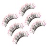 Healeved Lashes 3 Pairs False Individual Eyelashes Cluster Lashes for