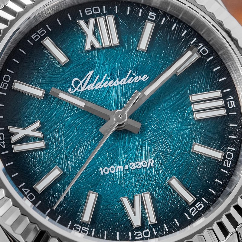ADDIESDIVE 36 MM Mens Blue Watch Gradient Dial VH Quartz