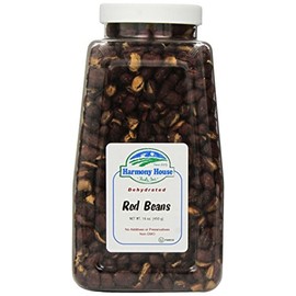 Harmony House Foods TRUE Dehydrated Red Beans - Easy Cook (16 oz, Quart Size Jar)