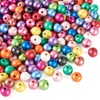 PandaHall 280pcs Colorful Wooden Beads 10mm Wood Round Ball Spacer