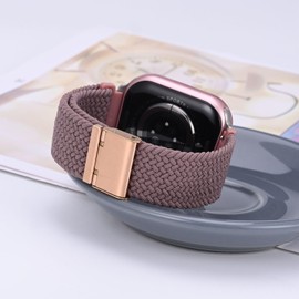 WOCCI Nylon Watch Strap, Stepless Wrist Adjustment, Smart Watch Replacement Band, Available Lug Sizes: 0.71 inches (18 mm), 0.75 inches (19 mm), 0.79 inches (20 mm), 0.83 inches (21 mm), 0.87 inches