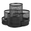 Mesh Desk Organizer 7 Compartments 360 Degree Rotating Multifunctional Pen