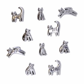 Cat Pushpins - Silver Finish