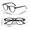 Solxion Blue Light Cut Date Glasses, Thick Cell Frame, PC