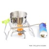 Mini Stainless Steel Grill Folding Stove Stand Barbecue Grill Camping