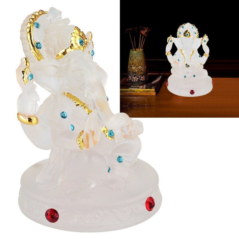 Southeast Asia Transparent Elephant God Ornaments Handicraft Decoration Daily Ornament