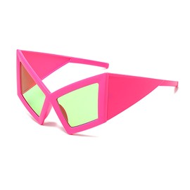 RUIGOMRU Funny Glasses Oversized Sunglasses Novelty Party Sunglasses Accessories for Women, pink