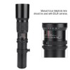 500mm F8-F32 Manual Fixed Focus DSLR Telephoto Lens for Nikon