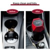 JUSTTOP Car Trash Can with Lid, Mini Diamond Design Portable