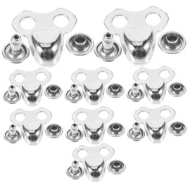 OATIPHO 30Pcs Durable Alloy Shoe Lace Hooks for Boot Repair Lightweight Climbing Buckles for DIY Projects Suitable for Hiking Camping and Outdoor Activities