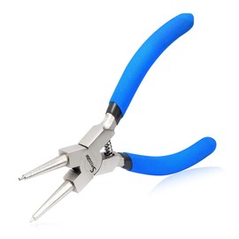 SPEEDWOX 5 Inches Internal Straight Snap Ring Pliers Mini Retaining Ring Pliers Precision Retainer Ring Pliers C Clip Pliers Circlip Pliers Solid Jaw Maintain Removal Tool