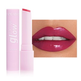 MIESCHER Tinted Lip Balm Shine Lip Plumper Hydrating Moisturizing Lips Balm Lip Plumping Booster Glossy Lip Gloss Glow Lip Balm Nourishing Lip Balm High Pigmented Vegan Lipstick For Women Girls(08#)