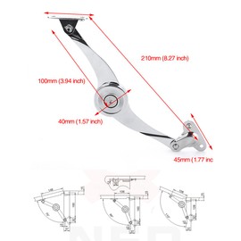 Hydraulic Randomly Stop Hinges Kitchen Cabinet Door Adjustable Polish Hinge Furniture Lift up Flap Stay Support Hardware