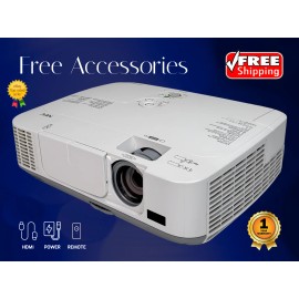 NEC 4K Refurbished 3LCD Projector for Music Video Parties 2600 Lumens 2160p HDMI 🎶