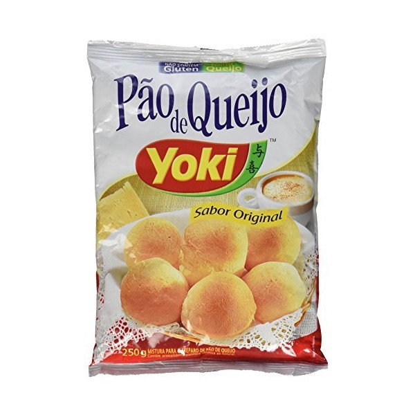 Yoki - Cheese Bread Mix - 8.82 Oz (PACK OF 04) | Mistura p/ Pão de Queijo | Mezcla p/ Pan de Quejo - 250g