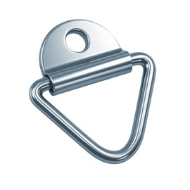 ONHUMILLION Cargo Tie-Down Anchors, 18pcs Sliver Steel V-Ring Bolton Trailer Cargo Tie Down,for Trailers, Trucks and Warehouses Replacement for D-Ring Plastic Flush Mount Pan Fitting Tie-Downs