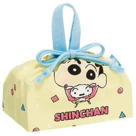 Skater KB7-A Crayon Shin-chan Lunch Bag, Drawstring Bag, 23, Made in Japan