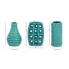 Deco 79 Ceramic Decorative Vase Centerpiece Vases with Varying Patterns,